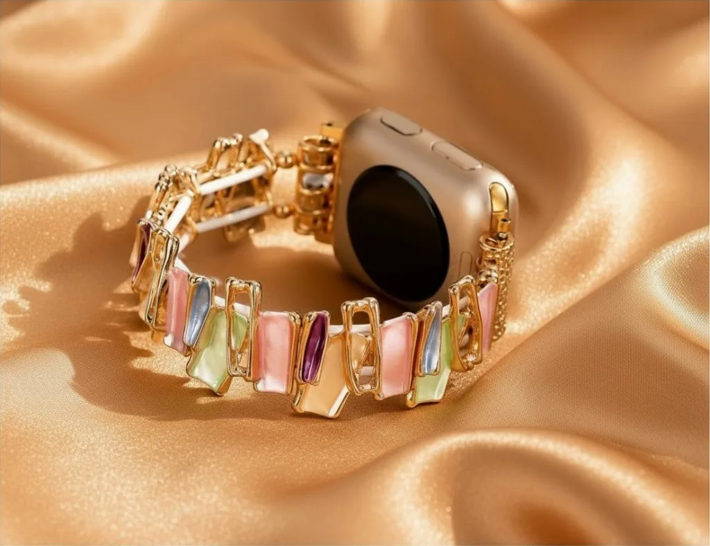 Colorful Enamel Stretch Smartwatch Band