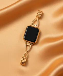 Classic Gold Link Smartwatch Band